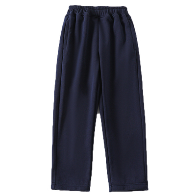 儿童校服裤子藏青色春秋中大童