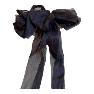 在逃公主~超仙大蝴蝶结发夹2025新款多层气质头饰后脑勺顶夹发饰