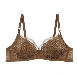 PLATANE梧桐本色内衣知然系列性感蕾丝超薄大胸显小文胸WN21225