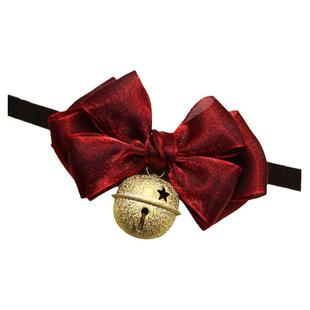 手工宠物猫狗简约绅士领结铃铛蝴蝶结婚礼拍摄饰品chocker项圈