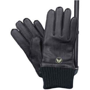 出口剩50件头层鹿皮手套羊毛内里保暖款外缝线A-10飞行款可触屏