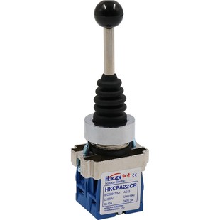 红开自复位自锁24十字开关HKC PA22CR四向14摇臂12二位主令摇动XD