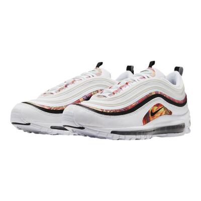 耐克男子白炫彩低帮跑步鞋