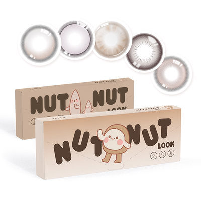 【李佳琦】坚果力美瞳日抛10片彩色隐形眼镜