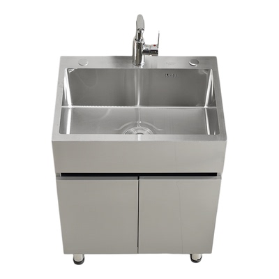 厨房洗菜盆一体柜阳台不锈钢