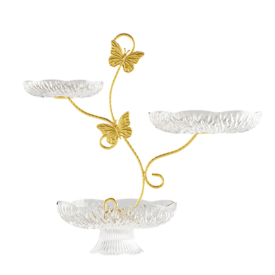 欧式轻奢多层水果盘糖果盘