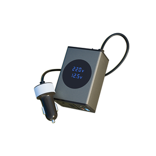 车载充电器12V24V转220V大功率逆变器汽车通用点烟器转换电源插头