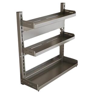 可调节高度台面厨房置物架调味调料刀架多功能厨具用品落地收纳架