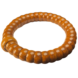 招财紫金鼠大肠乾坤圈绕指柔手串天然打磨佛珠念珠文玩手把件饰品