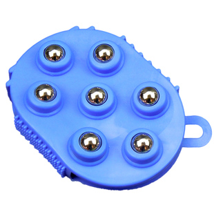 七个珠按摩器手套式龙珠滚珠小腿滚轮式全身经络放松手动工具疏通