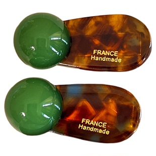 韩系~圆球发夹边夹侧边夹女2026新款高端刘海夹发卡发饰前额夹子