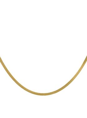 小众设计钛钢蛇骨链项链