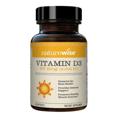 全网底价Naturewise维生素D3