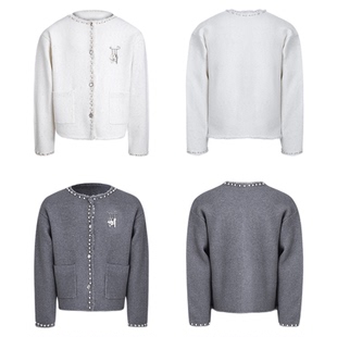 ArguE CulturE凛冬圣诞 小众珍珠点缀毛衣别针贵气轻奢针织外套