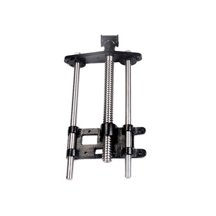 木工桌导杆夹钳diy工作台台钳台操作台虎钳夹持夹具双连接杆铸铁