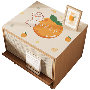 卡通床头柜垫子防水防油皮革桌垫防烫隔热防滑硅胶茶几桌面保护垫