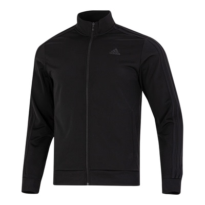 adidas阿迪达斯针织夹克男装潮流休闲服修身立领外套运动服H46101