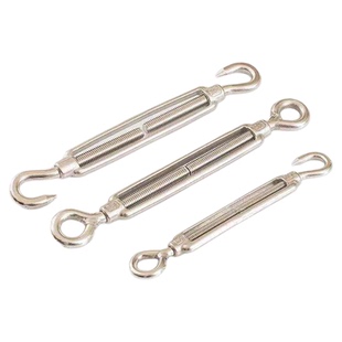 304不锈钢花篮螺丝收紧器紧线钢丝绳拉紧器紧绳器螺栓正反丝螺杆