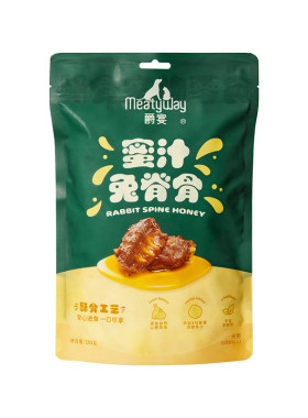 爵宴狗零食蜂蜜兔脊骨