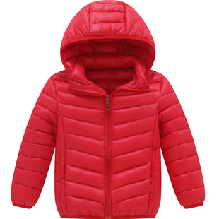 童装新款儿童棉衣女童轻薄羽绒棉服男童短款宝宝外套中大童中性