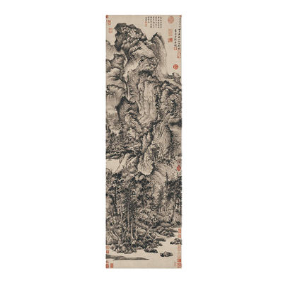 墙上的诗情画意古画复制品挂画