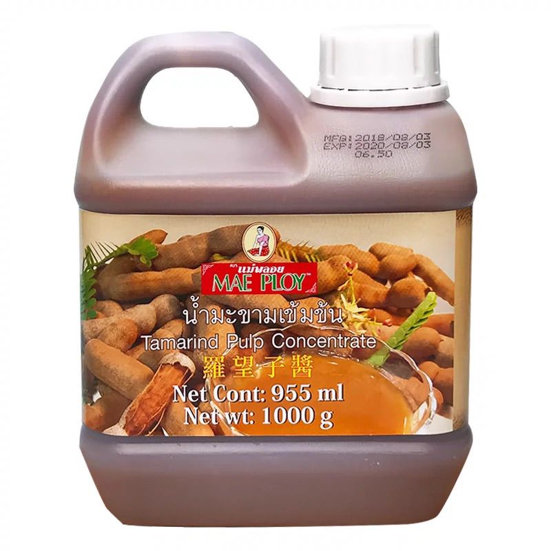 泰国泰娘罗晃子酱罗望子酱酸角汁泰餐调味酱冬阴功汤调料1kg*12瓶