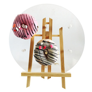 直销亚克力生日派对婚礼装饰布置道具甜品甜筒摆台甜甜圈展示架板