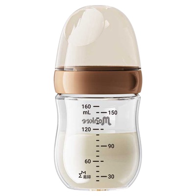 60mm口径奶瓶玻璃瓶适用世喜奶嘴