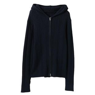 JEANASIS毛针织衫女2026春季新款休闲日系连帽拉链上衣323110