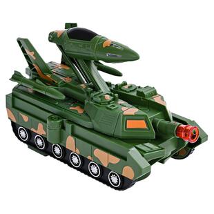 电动万向变形坦克飞机玩具车音乐灯光战斗机汽车儿童军事玩具男孩