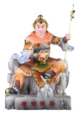 扫堂将军看堂报马四梁八柱摆件