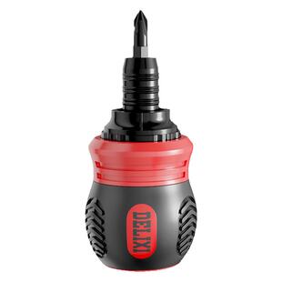 德力西棘轮螺丝刀套装梅花起子多功能家用异形小型十字一字改锥