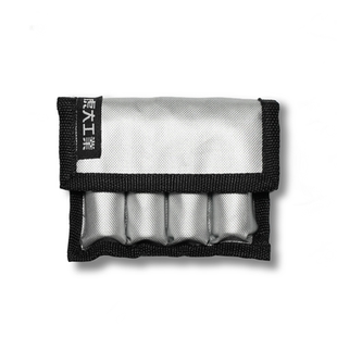 虎大工业-原创设计防水防尘防潮阻燃缓震耐磨便携电池收纳包锂电池保护包电池保护套收纳包电池盒21700电池包