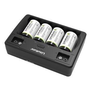 Lii-D4充电器1号电池燃气灶热水器18650锂电池26650手电筒5号7号