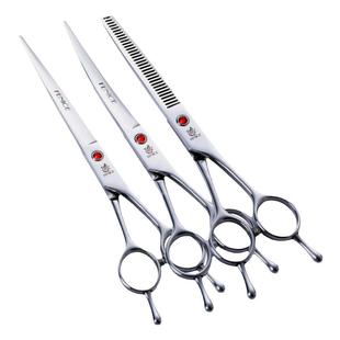 玄鸟宠物狗狗剪毛专用剪刀套装鱼骨牙比熊泰迪狗狗修毛美容弯剪刀