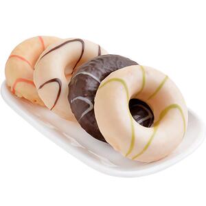 馋馋熊启芬奶油巧克力甜甜圈早点蛋糕20枚整箱下午茶点心面包零食