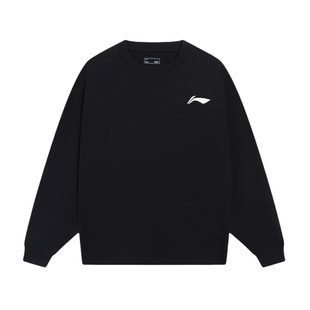 李宁卫衣男款2025新款秋冬季加绒加厚男士长袖t恤青少年运动上衣