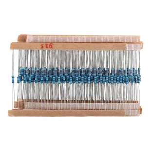 64个阻值1280PCS 1ohm-10Mohm 金属膜电阻器电阻器套件1280个