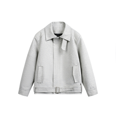 TANT美式重磅潮牌绷带羊毛夹克