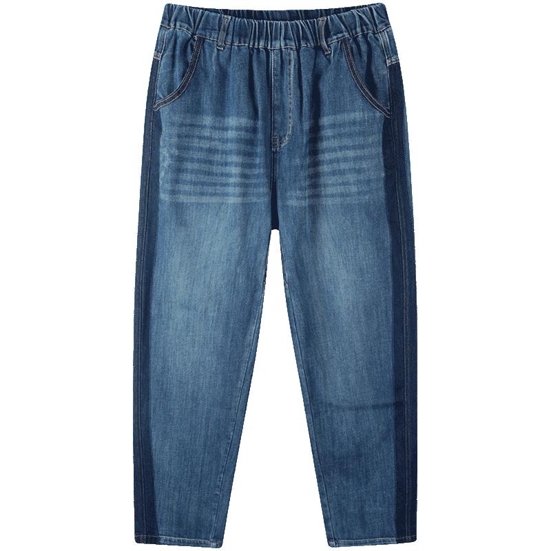 【牛仔自由裤】奕时代男童直筒裤子中大童复古牛仔裤大码童装春秋
