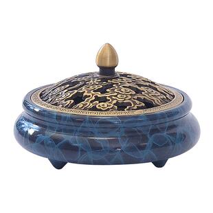 非纯铜香炉家用室内沉香檀香熏香炉香篆高级盘香炉茶道香插香薰炉