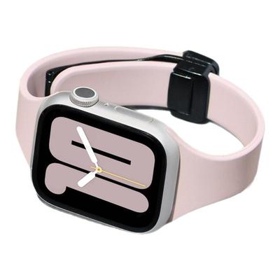 适用iwatchS9小蛮腰磁吸透气表带