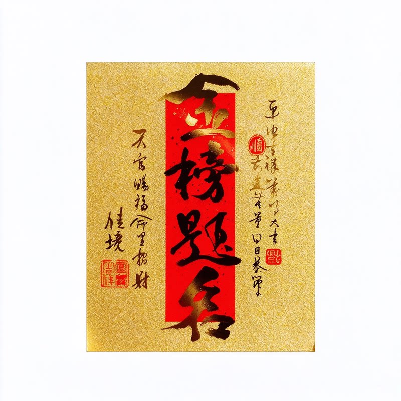 五台祝福金榜题名中高考手机贴