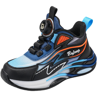 芭菲龙2025新款秋冬季儿童篮球鞋男孩跑鞋中大童加绒二棉运动鞋子