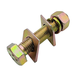 日立电梯配件机房主机安装螺丝M20*130 M16*70带斜垫片螺母