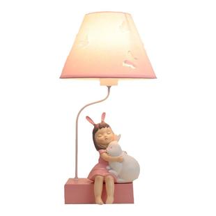 儿童房床头台灯男孩女孩公主北欧简约卡通创意节能护眼卧室装饰灯