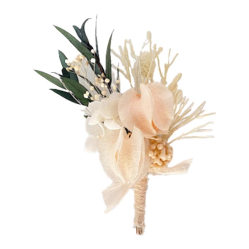 永生花胸花襟花香槟色手腕花