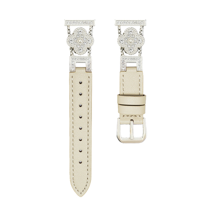 QALUO/千洛华为星芒满钻牛皮表带