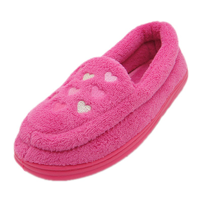 浩步棉鞋可爱风包跟木地板拼色