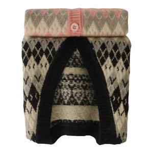 儿童山羊绒衫宝宝双股保暖毛衣背心男女童秋冬款复古开襟马甲外套